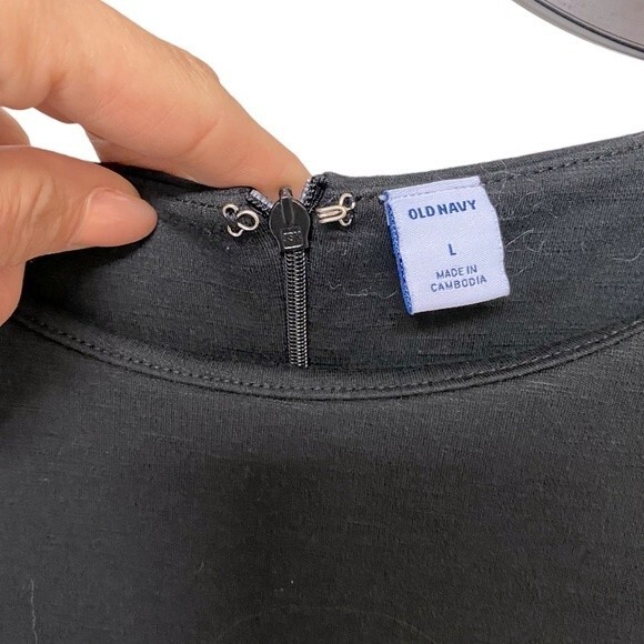 Old Navy 3/4 Sleeve Knee Length Shirt Dress - Picture 3 of 6